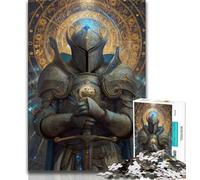 Rompecabezas de 1000 Piezas de Magic Knight para Adultos, un desafío difícil y antiestrés, Ideal para Decorar tu Escritorio (38x26cm)