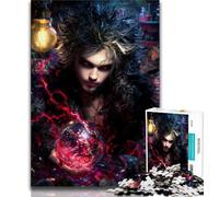 Rompecabezas de 1000 Piezas de Magic Wizard para Adolescentes, Ideal para aliviar el estrés y fomentar el Amor en Pareja 75x50cm