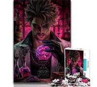 Rompecabezas de 1000 Piezas de Magic Wizard para Adultos, desafiante, Divertido y Divertido Decoración hogar 38x26cm