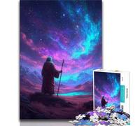 Rompecabezas de 1000 Piezas de Mago mágico para Adultos y Adolescentes 1000 Piezas Juguetes educativos Juegos para aliviar el estrés y fomentar el Amor en Pareja (26x38cm)