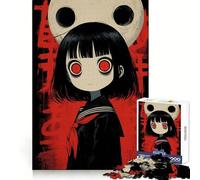 Rompecabezas de 1000 Piezas de Manga de Terror para Adultos, diseño Focus Train, Resistente a la decoloración, para Disfrutar en casa, Regalo de Papá Noel (38x52cm)