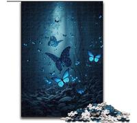 Rompecabezas de 1000 Piezas de Mariposa de Madera, Ideal para Regalar en Navidad, con Detalles de Humor, 50x75cm, Ideal para cumpleaños, Fiestas, Navidad y Halloween