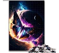 Rompecabezas de 1000 Piezas de Mariposas y Nebulosa cósmica para Adultos. Juguete Educativo, Intelectual, Relajante, Divertido y Familiar (tamaño 50x75cm).