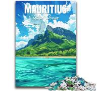 Rompecabezas de 1000 Piezas de Mauricio, Juego Educativo Familiar, Regalo Ideal para Toda la Familia a Partir de 14 años (tamaño 38x26cm)