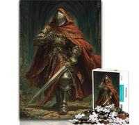 Rompecabezas de 1000 Piezas de Mighty Medieval Knight para Adolescentes Cada Pieza es única Un Juego desafiante y Divertido para Toda la Familia (38x26cm)