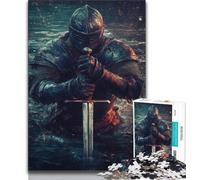 Rompecabezas de 1000 Piezas de Mighty Medieval Knight para Adolescentes, Ideal para Pasar el rato en casa Cada Pieza es única Juego desafiante y Divertido para Toda la Familia (38x26cm)