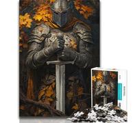 Rompecabezas de 1000 Piezas de Mighty Medieval Knight para Adolescentes, Juguete Educativo Intelectual y Relajante, Regalo de Amigo Secreto (38x26cm)