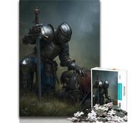 Rompecabezas de 1000 Piezas de Mighty Medieval Knight para Adolescentes, Juguetes educativos, Juegos antiestrés, Lista de Deseos con Papá Noel 38x26cm