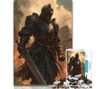 Rompecabezas de 1000 Piezas de Mighty Medieval Knight para Adultos, Ideal para Pasar el rato en casa Cada Pieza es única Un Juego desafiante y Divertido para Toda la Familia (38x26cm)