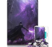 Rompecabezas de 1000 Piezas de Mighty Medieval Knight para Adultos y Adolescentes, Juego Educativo, desafío, Juguete, decoración de Pared, cumpleaños y Navidad (38x26cm)