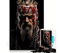 Rompecabezas de 1000 Piezas de mitología nórdica para Adolescentes Juego Mental Juguete para el hogar Corte preciso (38x52cm)