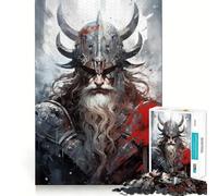 Rompecabezas de 1000 Piezas de mitología nórdica para Adultos Regalo Ideal para Jugar, divertirse y Disfrutar Precioso Regalo (50x75cm)