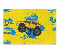 Rompecabezas de 1000 piezas de Monster Trucks para adultos, juego de arte personalizado, diversión familiar, elefante blanco, regalos divertidos, 29.5 x 19.7 pulgadas
