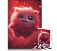 Rompecabezas de 1000 Piezas de Monstruo Rojo sin esponjosidades, una Forma Relajante de llenar el Tiempo Libre, Corte preciso y consistente, Juguete de Juego, tamaño 38x26cm