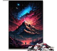 Rompecabezas de 1000 Piezas de montaña mística para Adultos, tamaño 26x38cm, Juego Interactivo Familiar, desafío Mental, Juguete Educativo.