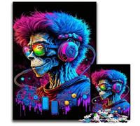 Rompecabezas de 1000 Piezas de músicos Coloridos para Adultos, Adolescentes y familias. Decoración Hacer tú Mismo y un desafío para el Cerebro. 26x38cm/10,23x14,96 Pulgadas.