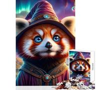 Rompecabezas de 1000 Piezas de Mystic Panda Wizard Juguetes antiestrés Regalos para Mujeres y Hombres Juego de ingenio colección de Artistas Bellas Artes tamaño 38x52cm