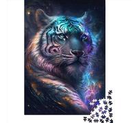 Rompecabezas de 1000 Piezas de Nebula Tiger4 para Adultos, Rompecabezas de Madera, Rompecabezas Educativo Intelectual, Divertido Juego Familiar, 1000 Piezas (75 x 50 cm)