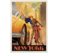 Rompecabezas de 1000 piezas de New York Minute, vintage, hecho en Estados Unidos