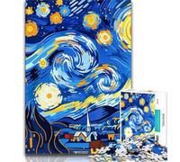 Rompecabezas de 1000 Piezas de Night Sky Cielo Nocturno para Adolescentes Regalos Que ayudan a ejercitar el Cerebro Juguetes adictivos para Cultivar la Paciencia Ideal para Parejas (50x75cm)