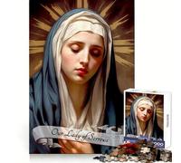 Rompecabezas de 1000 Piezas de Nuestra Señora de los Dolores para Adultos Regalos Divertidos y de Calidad (50x75cm)