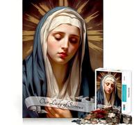 Rompecabezas de 1000 Piezas de Nuestra Señora de los Dolores para Adultos Regalos Divertidos y de Calidad (50x75cm)