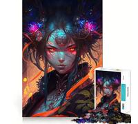 Rompecabezas de 1000 Piezas de Oiran Manga Girl V para Adolescentes Juego Mental Juguete para el hogar Corte preciso (38x26cm)