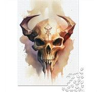 Rompecabezas de 1000 Piezas de orco de Acuarela para Adolescentes, Regalos, Rompecabezas de Madera para Adultos, Juegos educativos para el hogar, Juguetes de Bricolaje, 1000 Piezas (75 x 50 cm)