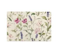 Rompecabezas de 1000 piezas de orquídeas de primavera y flores silvestres para adultos, rompecabezas de madera para adultos, regalos para decoración del hogar
