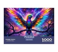 Rompecabezas de 1000 Piezas de pájaro, Hermoso pajarito para Adultos, Juego Educativo, decoración del hogar, Regalo de cumpleaños difícil y desafiante, 70 x 50 cm/1000 Piezas