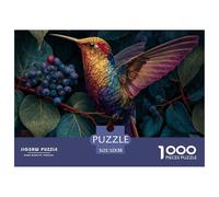 Rompecabezas de 1000 Piezas de pájaro, Hermoso pajarito para Adultos, Juego Educativo, decoración del hogar, desafío, Alta dificultad, cumpleaños Masculino y Femenino, 52 x 38 cm/1000 Piezas, Regalos