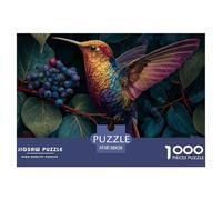 Rompecabezas de 1000 Piezas de pájaro, Hermoso pajarito para Adultos, Juego Educativo, decoración del hogar, Regalos de cumpleaños difíciles y desafiantes, 38 x 26 cm/1000 Piezas