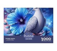 Rompecabezas de 1000 Piezas de pájaro, Hermoso pajarito para Adultos, Juego Educativo, decoración del hogar, desafío, Alta dificultad, cumpleaños Masculino y Femenino, 52 x 38 cm/1000 Piezas, Regalos