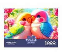 Rompecabezas de 1000 Piezas de pájaro, Hermoso pajarito para Adultos, Juego Educativo, decoración del hogar, difícil, desafiante, para cumpleaños Masculino y Femenino, 70 x 50 cm/1000 Piezas, Regalos