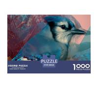 Rompecabezas de 1000 Piezas de pájaro, Hermoso pajarito, para Adultos Mayores de 12 años, Juego Educativo, decoración del hogar, Regalo de cumpleaños difícil y desafiante, 38 x 26 cm (1000 Piezas)