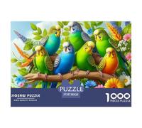 Rompecabezas de 1000 Piezas de pájaro, Hermoso pajarito, para Adultos Mayores de 12 años, Juegos educativos, decoración del hogar, desafío, Alta dificultad, para Hombres y Mujeres, cumpleaños, s