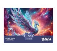 Rompecabezas de 1000 Piezas de pájaro, Hermoso pajarito para Juegos educativos para Adultos, decoración del hogar, Regalos de cumpleaños difíciles y desafiantes, 52 x 38 cm/1000 Piezas