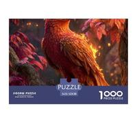 Rompecabezas de 1000 Piezas de pájaro, Hermoso pajarito para Juegos educativos para Adultos, decoración del hogar, Regalos de cumpleaños difíciles y desafiantes, 52 x 38 cm/1000 Piezas