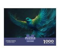 Rompecabezas de 1000 Piezas de pájaro, Hermoso pajarito para Juegos educativos para Adultos, decoración del hogar, desafío, Alta dificultad, Regalos de cumpleaños, 52 x 38 cm/1000 Piezas