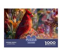 Rompecabezas de 1000 Piezas de pájaro, Hermoso pajarito para Juegos educativos para Adultos, decoración del hogar, desafío, Alta dificultad, Regalos de cumpleaños, 52 x 38 cm/1000 Piezas