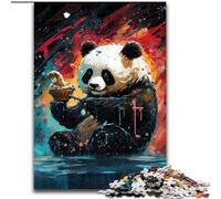 Rompecabezas de 1000 Piezas de Pandas de Colores para Adultos (50x75cm), Ideal para Adolescentes, Ideal para Jugar en Familia y como Regalo para estimular el Cerebro.