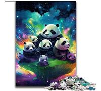 Rompecabezas de 1000 Piezas de Pandas para Adultos, Ideal para Adolescentes, Ideal para una Noche de Juegos en Familia (tamaño: 50x75cm)