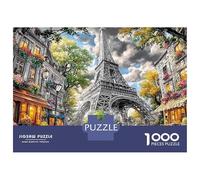 Rompecabezas de 1000 Piezas de París con Globos, ruinas de una Ciudad de fantasía Antigua para Adultos, Juego Educativo, difícil y desafiante, Ideal para cumpleaños Masculino y Femenino, 38 x 26 cm