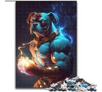 Rompecabezas de 1000 Piezas de Perro bóxer cumpleaños, festividades y Fiestas espaciales (tamaño 50x75cm).