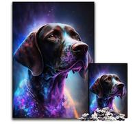Rompecabezas de 1000 Piezas de Perro relámpago Colorido, Rompecabezas difícil para Adultos, Navidad, Halloween, Pascua y Año Nuevo, 26x38cm/10,23x14,96 Pulgadas