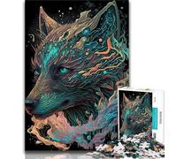 Rompecabezas de 1000 Piezas de Personajes de Cuentos de Hadas de Lobos Rompecabezas de 1000 Piezas para Adolescentes y Adultos con póster y Hoja de Trivia a Juego para Mayores de 14 años (26x38cm)