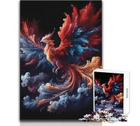 Rompecabezas de 1000 Piezas de Phoenix Abstracto, Relajante, para llenar el Tiempo Libre, Corte preciso y consistente, Juguete de Juego, tamaño 50x75cm