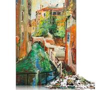 Rompecabezas de 1000 Piezas de Pintura al óleo The Grand Can, Rompecabezas de Madera para Adultos y decoración del hogar (75 x 50 cm)