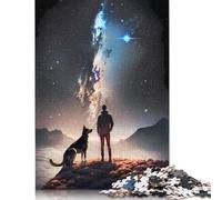 Rompecabezas de 1000 Piezas de Pioneros Celestiales, Rompecabezas Cuadrados de Madera para Adultos, decoración del hogar, Juguetes de Rompecabezas, 1000 Piezas (75 x 50 cm)