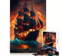 Rompecabezas de 1000 Piezas de Piratas del Océano para Adultos Ideal para ejercitar la Memoria y entretenerse Diseño de colección (38x26cm)